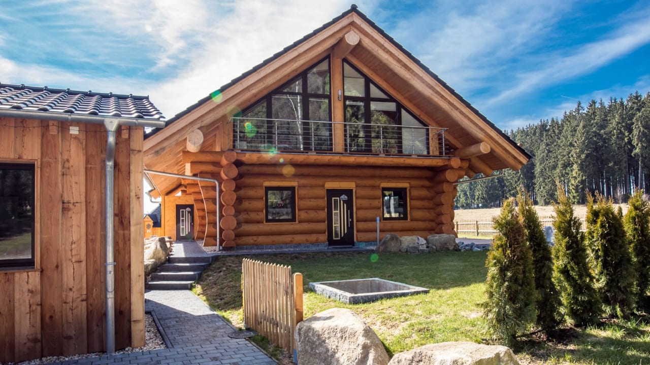 Chalet "Wald" Naturstammhaus und Appartements Zum Brockenbaecker