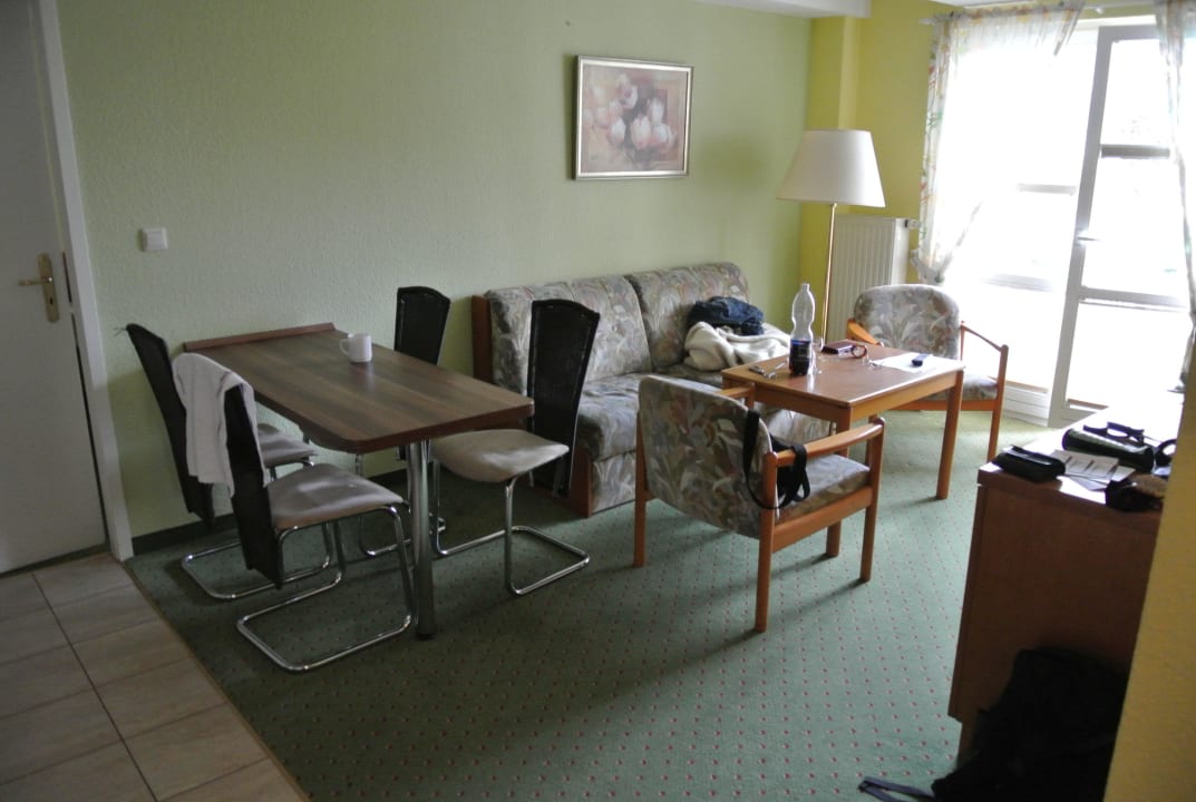 Blick in Wohnzimmer Hotel Garni Villa Meeresgruss