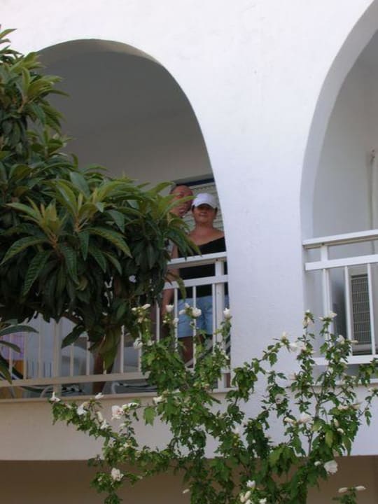 Balkony od strony ulicy parter Hotel Astris Sun