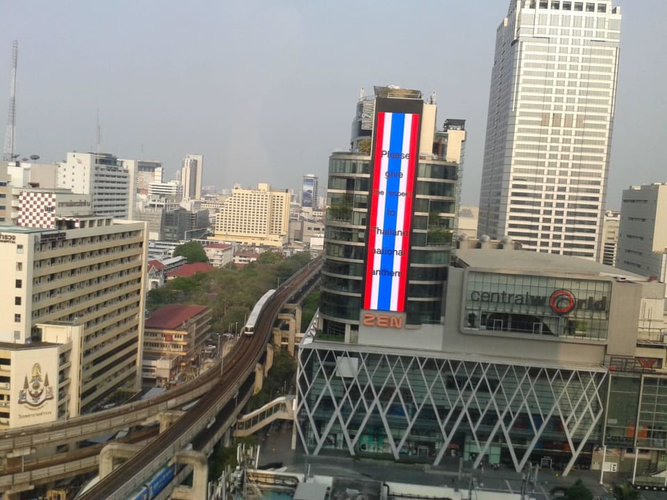 Blick vom Schlafzimmer InterContinental Bangkok