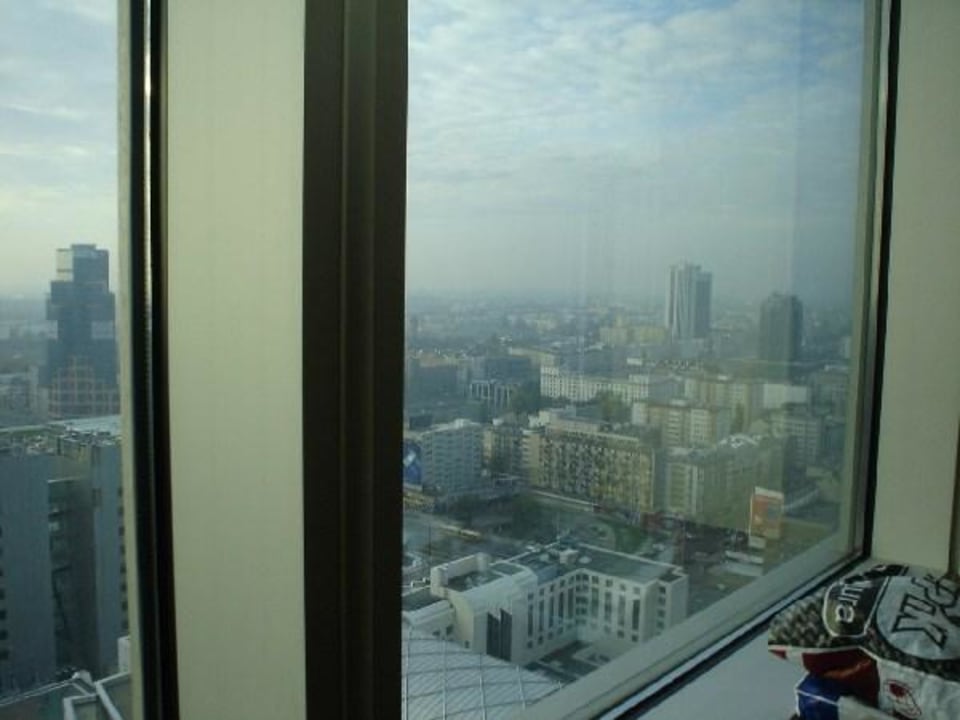 Blick aus einem unserer Fenster InterContinental Warszawa