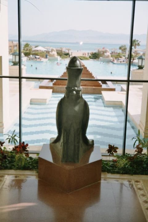 Horusstatue Hotel Sheraton Soma Bay Resort