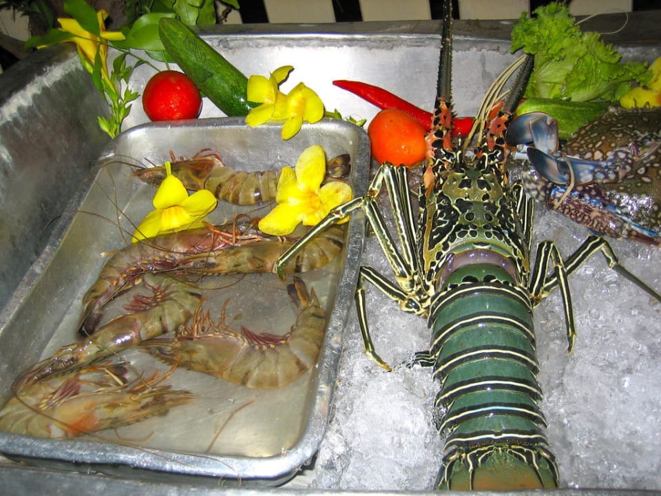 Lobster und Prawns super lecker La Flora Khao Lak