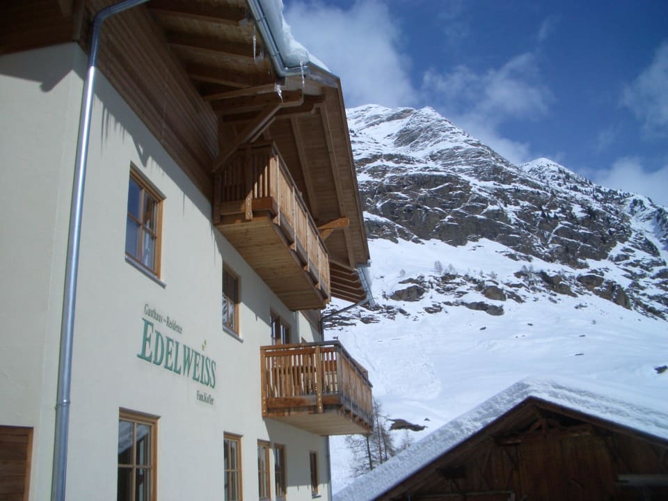 Ringsherum Berge über 3500 Meter Residence Edelweiß