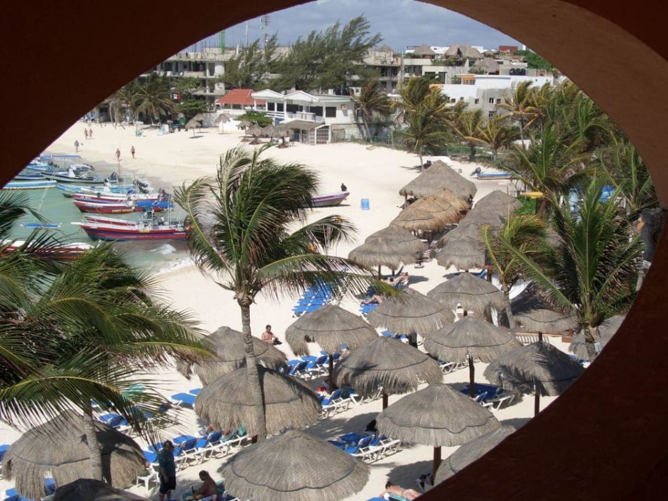 Aussicht auf den Strand Wyndham ALLTRA Playa del Carmen