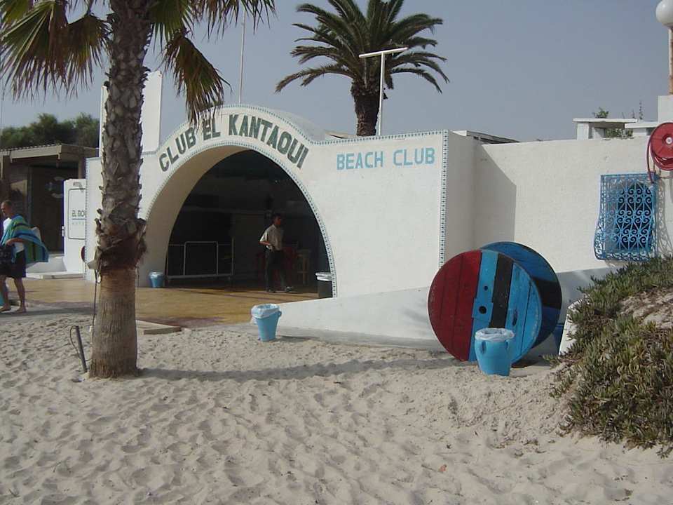 Hotelzugang vom Strand El Mouradi Club Kantaoui