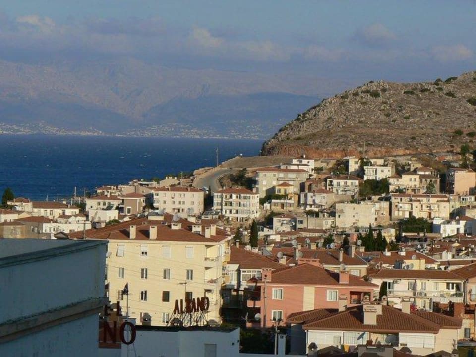 Aussicht vom Balkon Hotel Calis