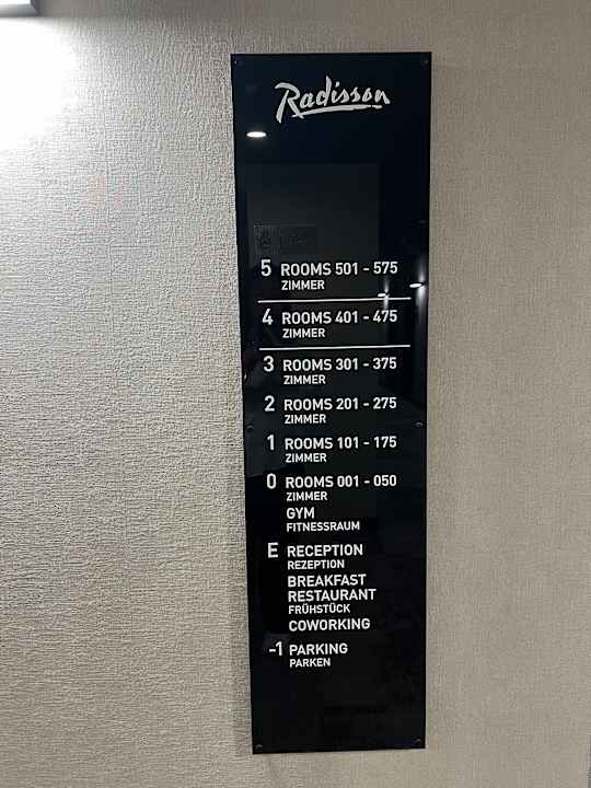 Lobby Radisson Hotel & Suites Zurich