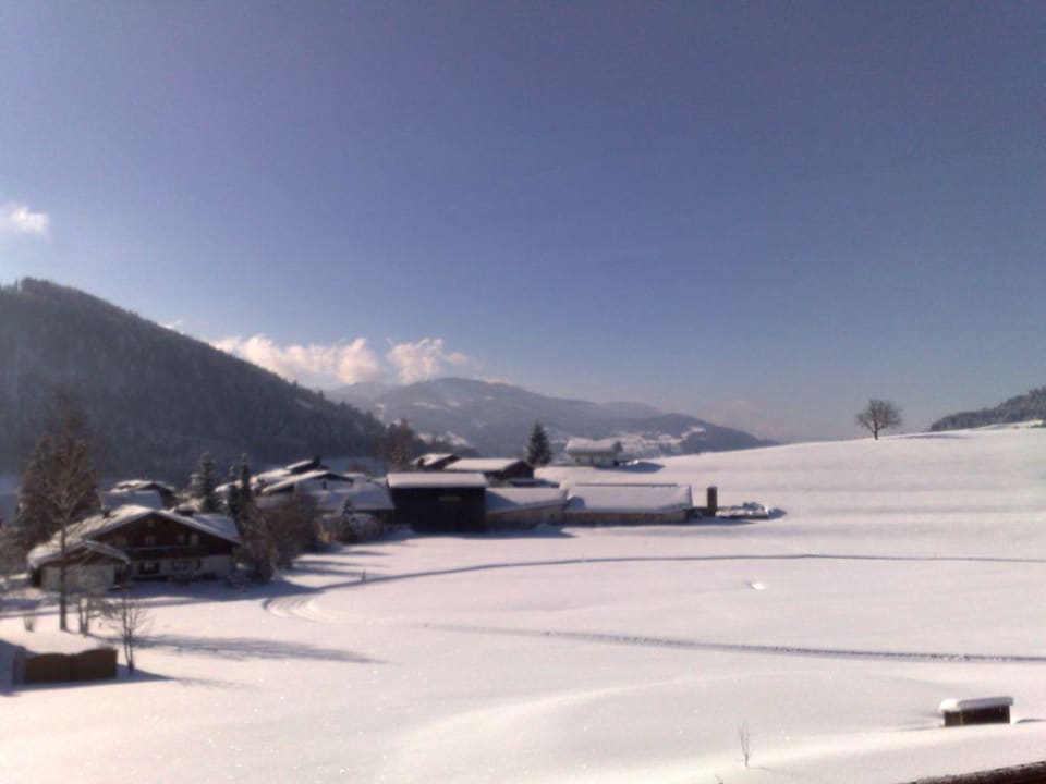 Ein Traumausblick aus unserem Zimmer Haubers Naturresort