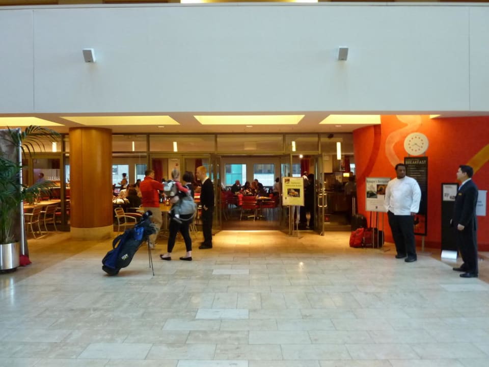 Eingang Restaurant Conrad New York Downtown