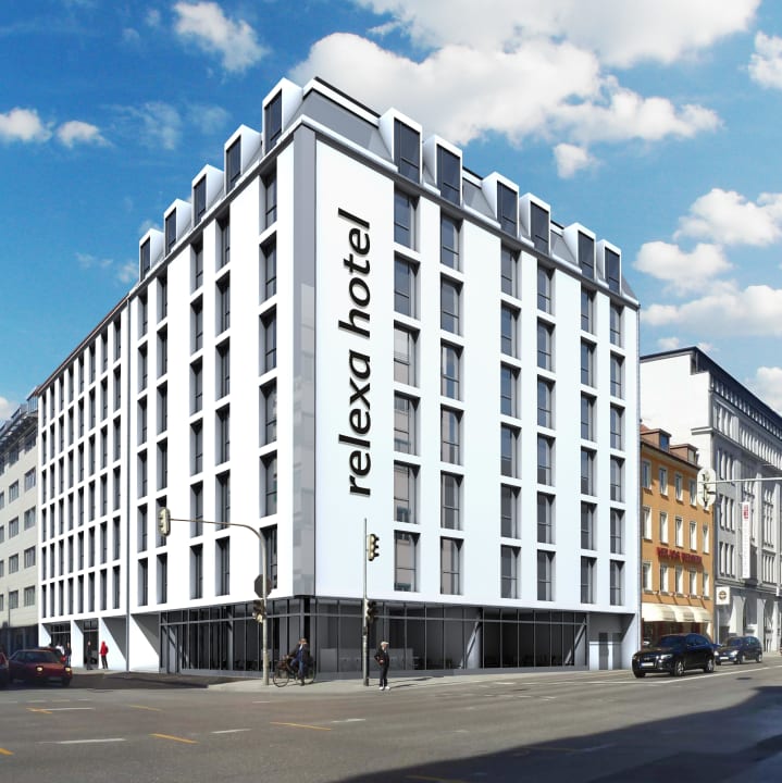 Relexa hotel München Außenansicht Visualisierung relexa hotel München