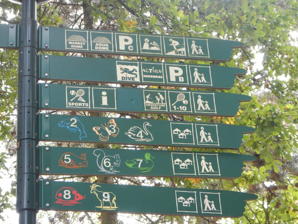 Wegweiser Center Parcs De Kempervennen