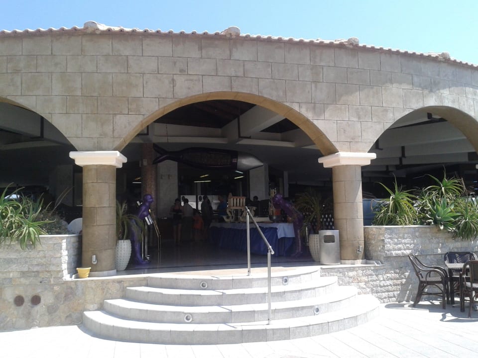 Eingang Taverna Poseidon Hotel Kalithea Horizon Royal