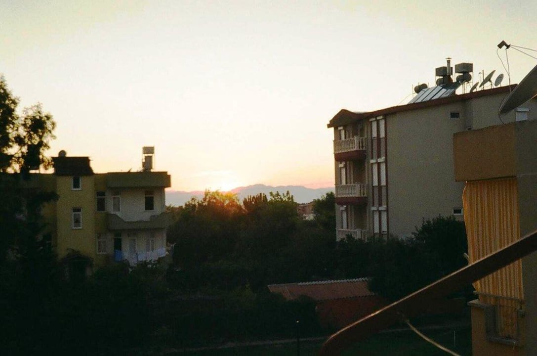 Blick vom Balkon New Garden Hotel Side