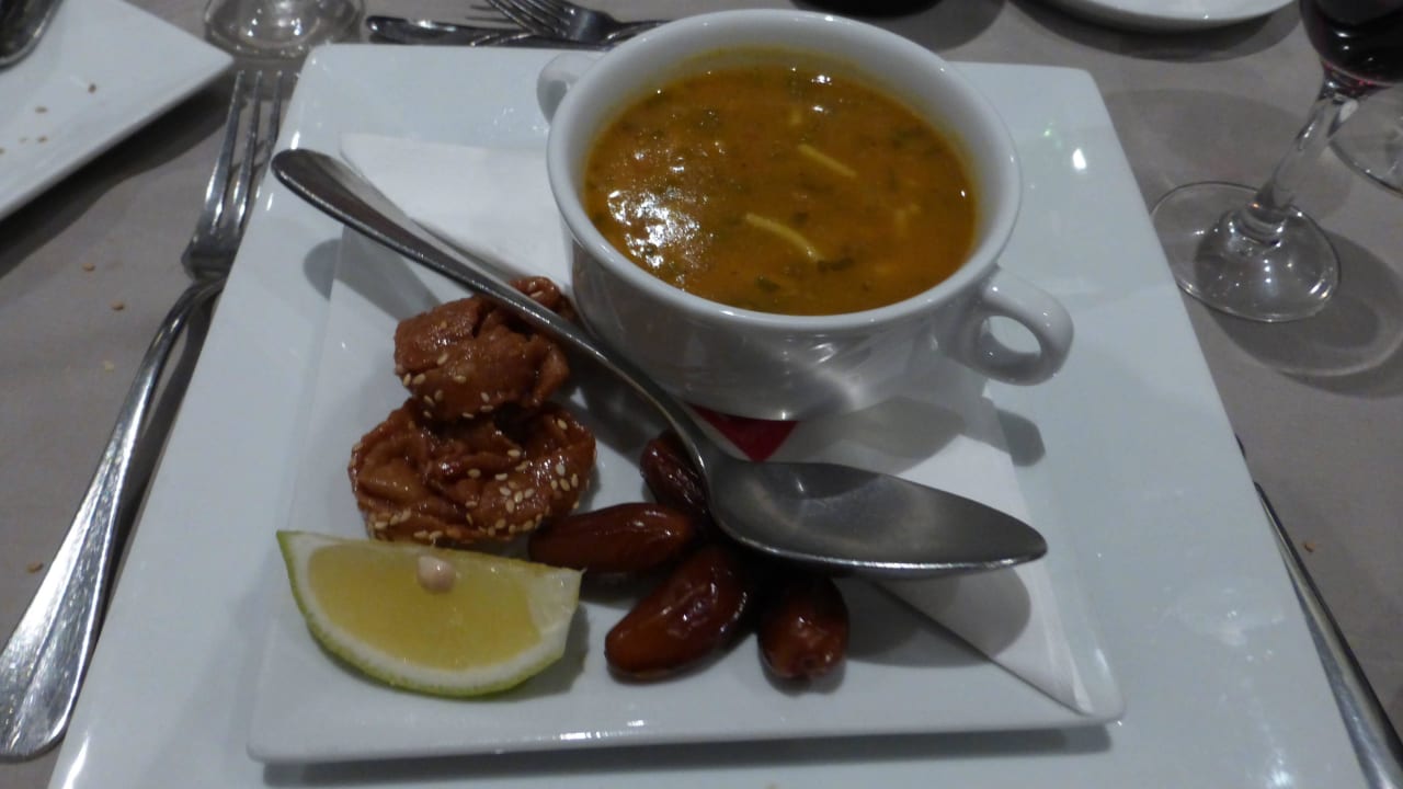 Beim Abendessen im Spezialitäten-Restaurant Hotel Riu Palace Tikida Agadir