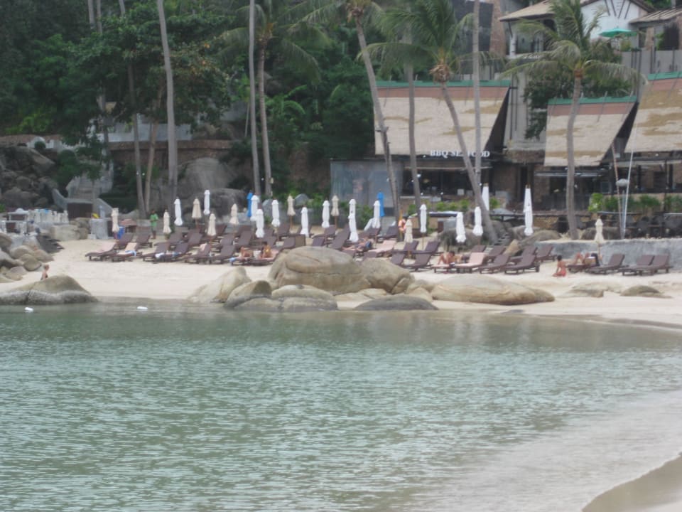 Strand vor dem Hotel Panviman Resort Koh Phangan