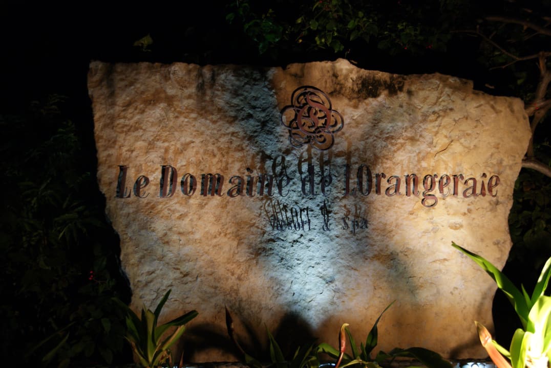 Eingang Le Domaine de l'Orangeraie