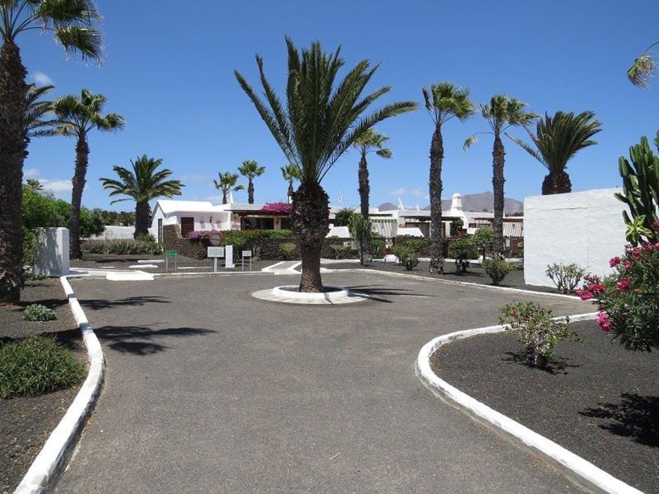 Autofreier Weg zu den Bungalows Hotel Casas del Sol
