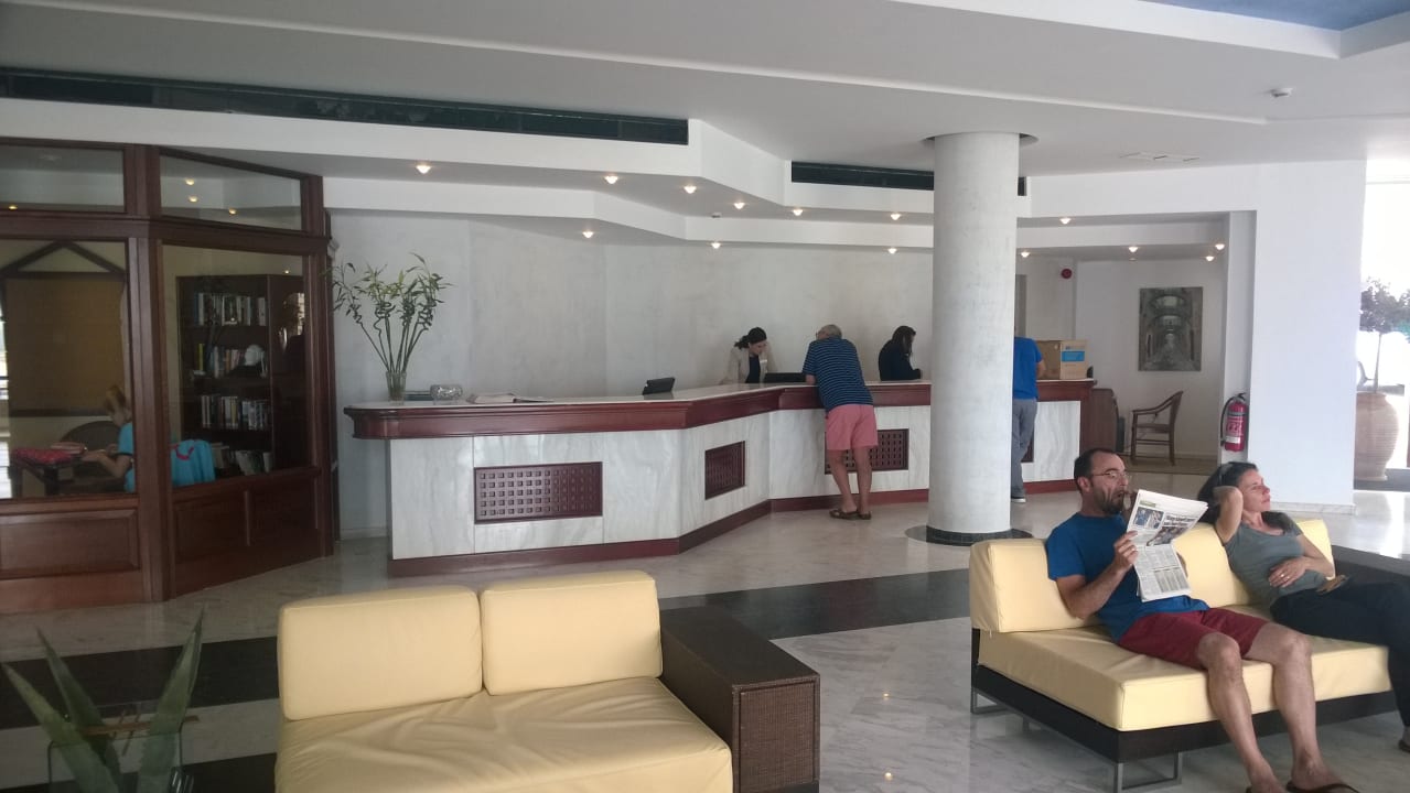 Lobby Lindos Mare, Seaside Hotel