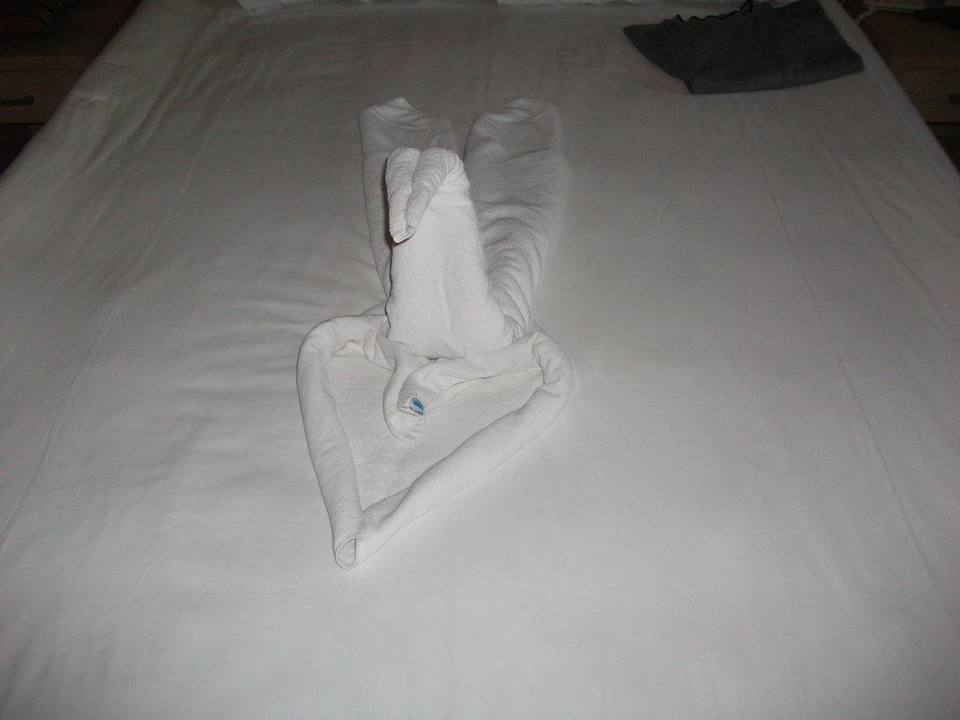 Dekoration von der Reinigungsdame Hotel Sultan of Side