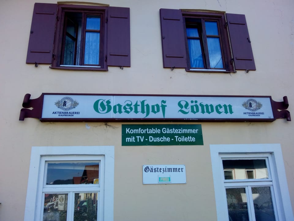 Außenansicht Gasthaus Löwen