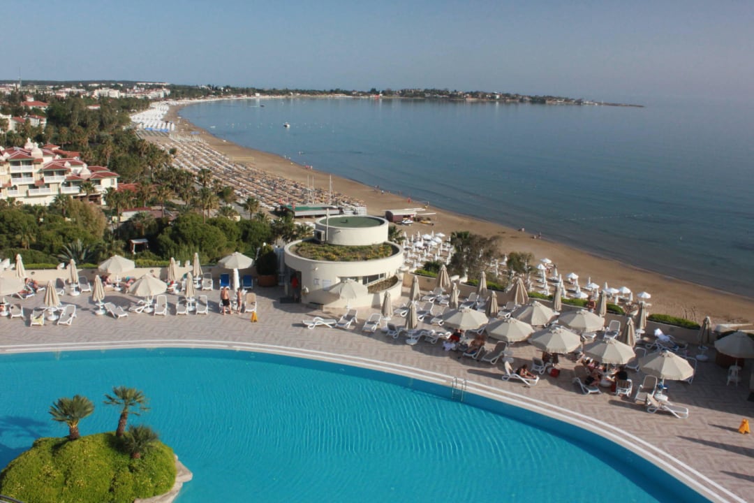 Blick von unserem Zimmer Melas Resort Hotel