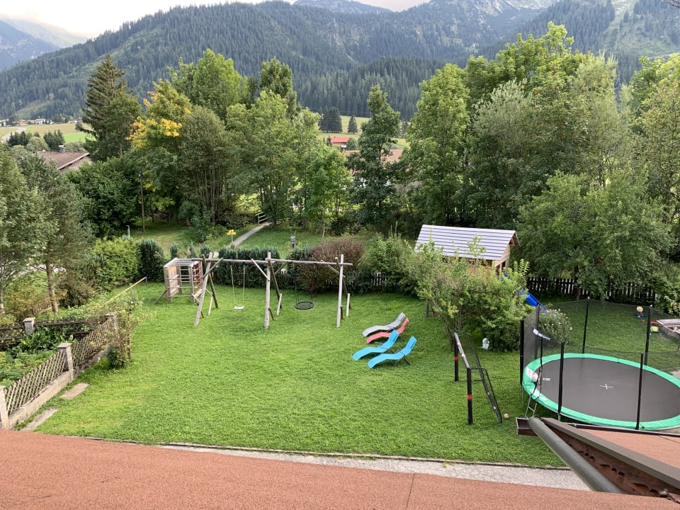 Gartenanlage Bauernhof Haus Waldesruh