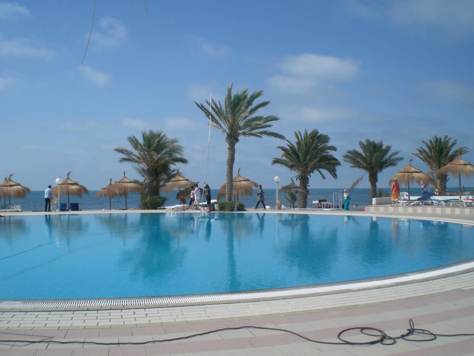 " unser Stammplatz" Hotel El Mouradi Djerba Menzel