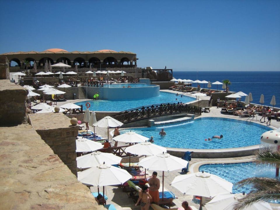 Die Poolanlage Hotel Kalithea Horizon Royal