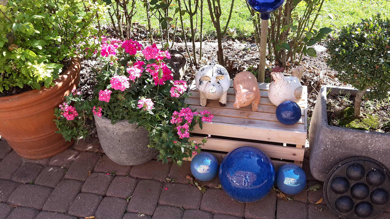 Unsere Terrasse  Ferienhof Albert