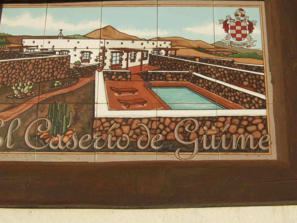 Erkennungschild - Haustürschild Hotel El Caserio de Guime