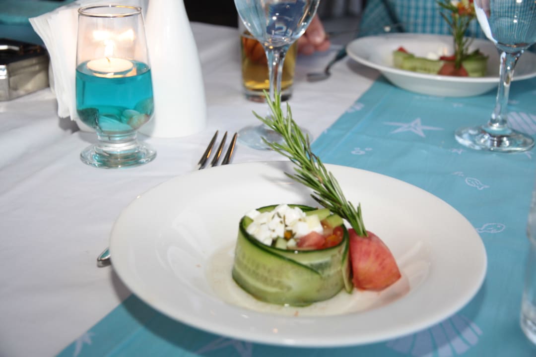 Griechischer Salat im mediterranen Restaurant Aydinbey Kings Palace & Spa