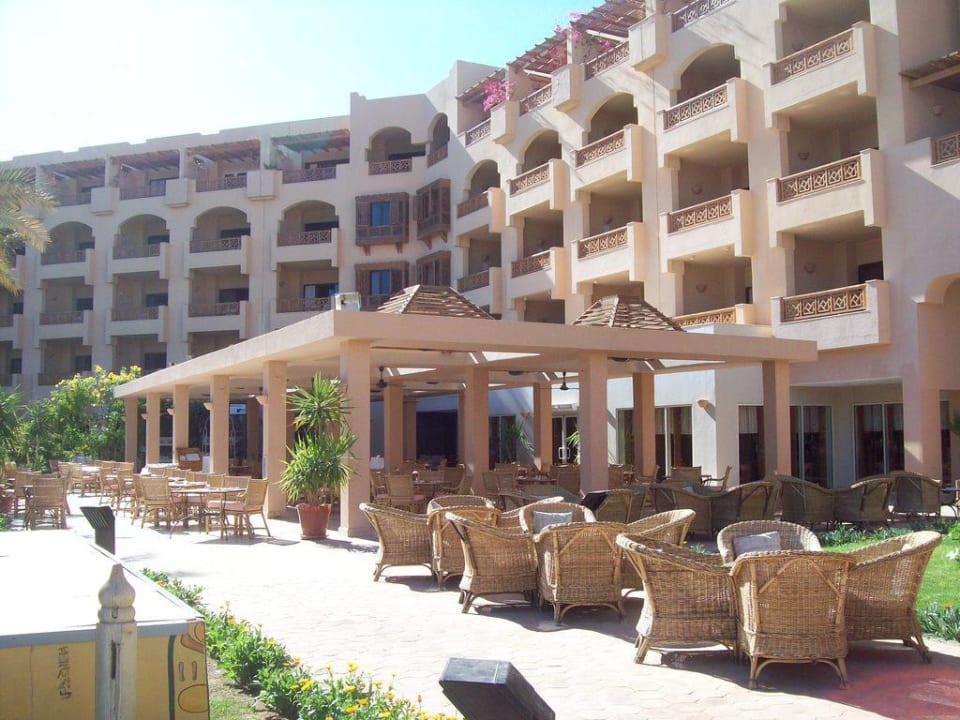 Terrasse de l`hôtel  Continental Hotel Hurghada
