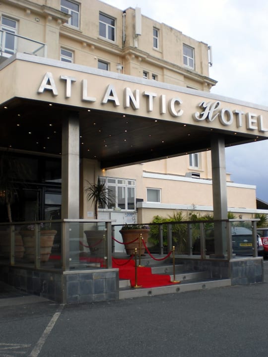 Eingang Hotel Atlantic Newquay
