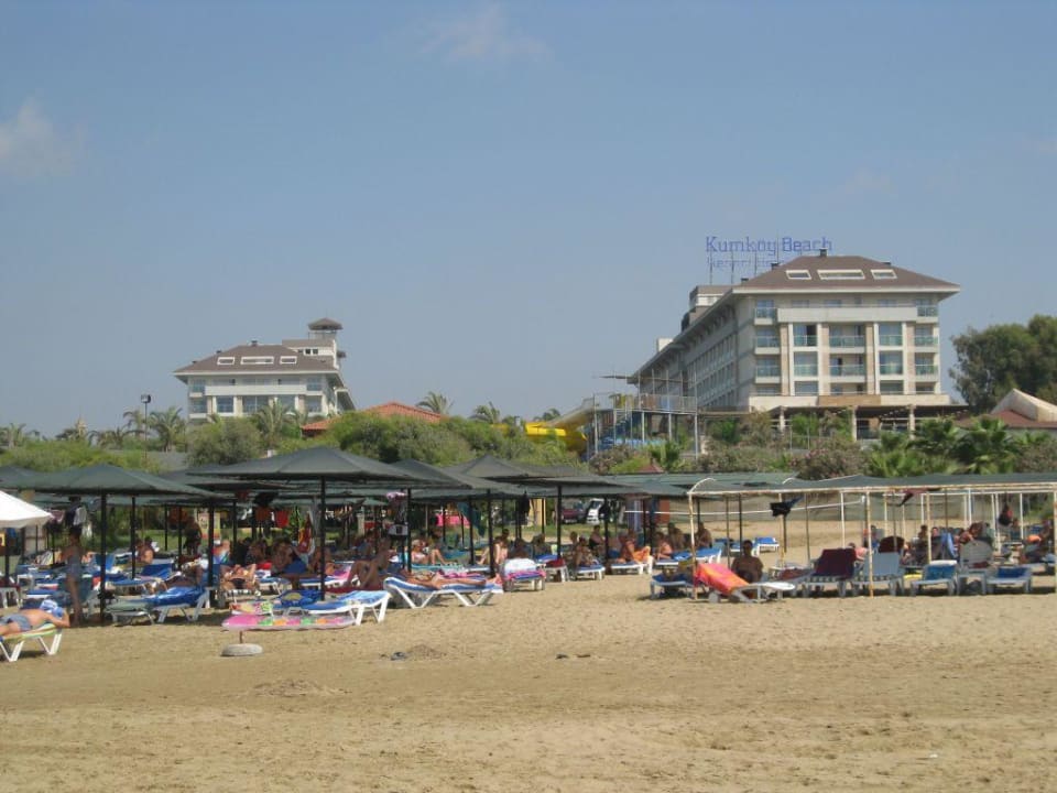 Blick vom Strand zum Kumköy Beach Resort Sunis Kumköy Beach Resort Hotel & Spa