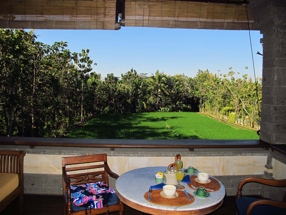 Von der Terrasse Hotel Alam Shanti