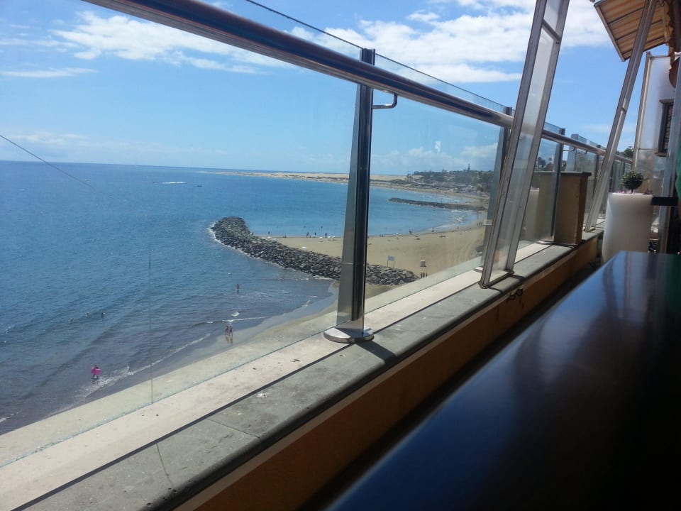 Ausblick von einem Restaurant Hotel Caserio