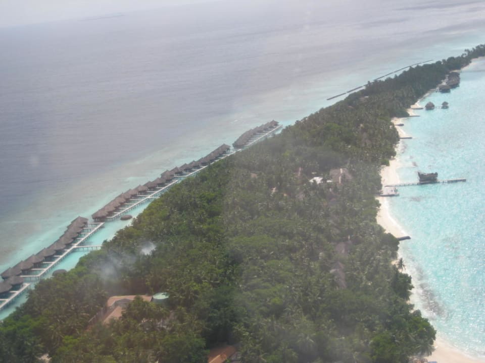 Kuramathi von oben Kuramathi Maldives