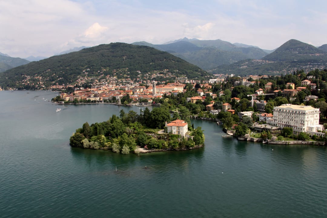 Vista aerea GHM e Isola S. Giovanni Grand Hotel Majestic