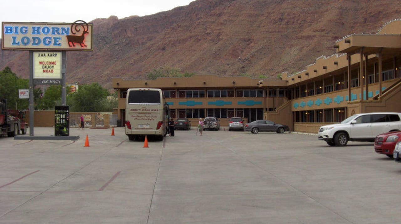 Blick Richtung Süden Hotel Big Horn Lodge
