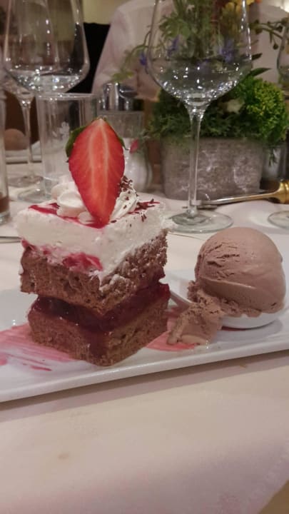 Nachtisch Abendessen Hotel Kohlerhof