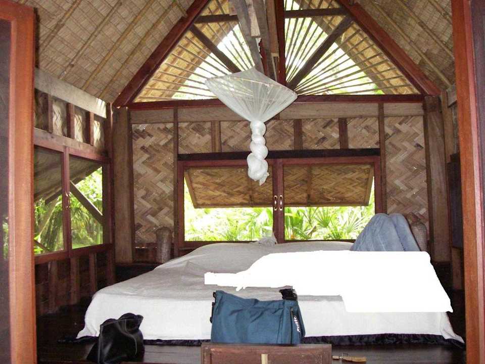 Bungalow von innen Hotel Nagahill Resort