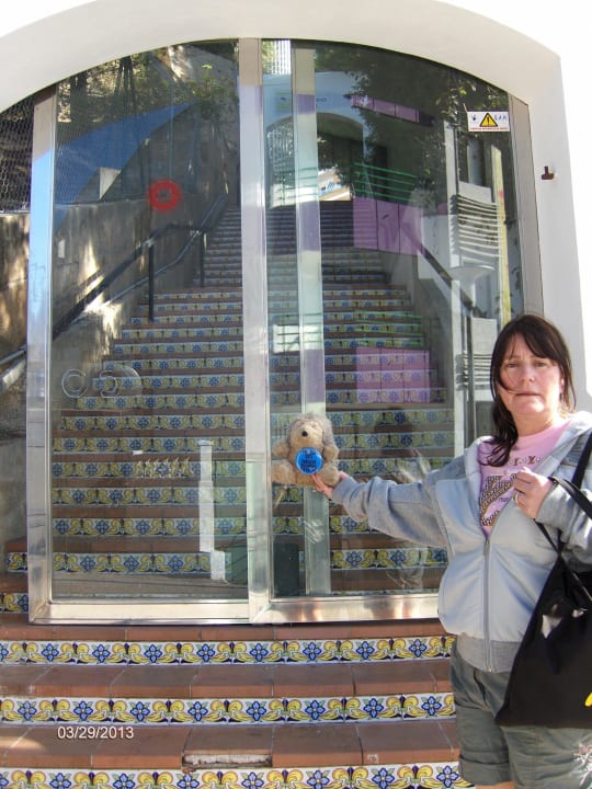 The steps avoiding the hill Apartamentos Vistasol