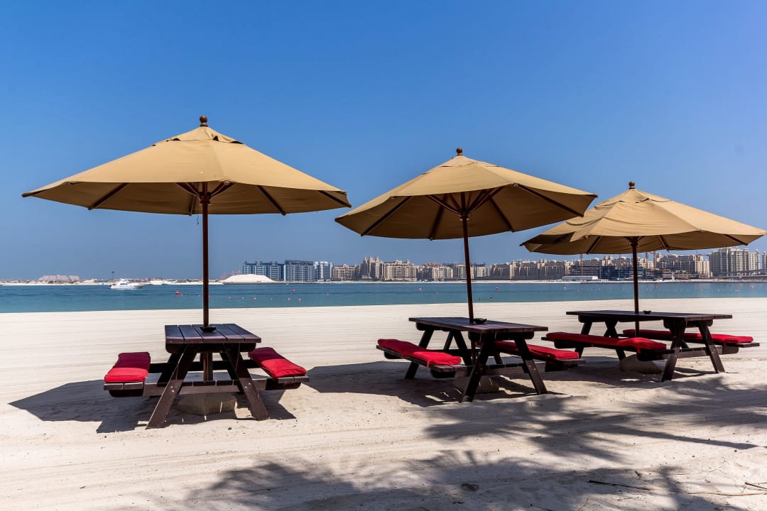 Sitzplätze Grillrestaurant am Strand One&Only Royal Mirage Resort Dubai at Jumeirah Beach