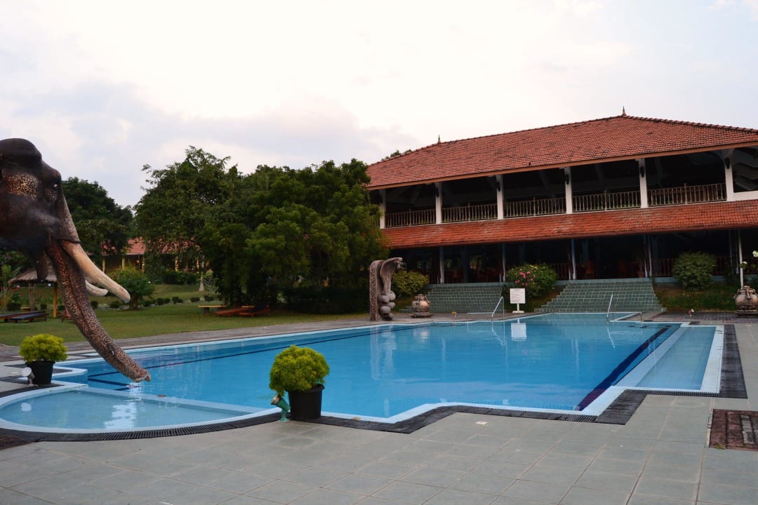 Blick zum Haupthaus Ayurveda Paradise Maho