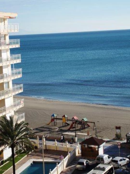 Balkonblick 5. Stock Hotel La Barracuda