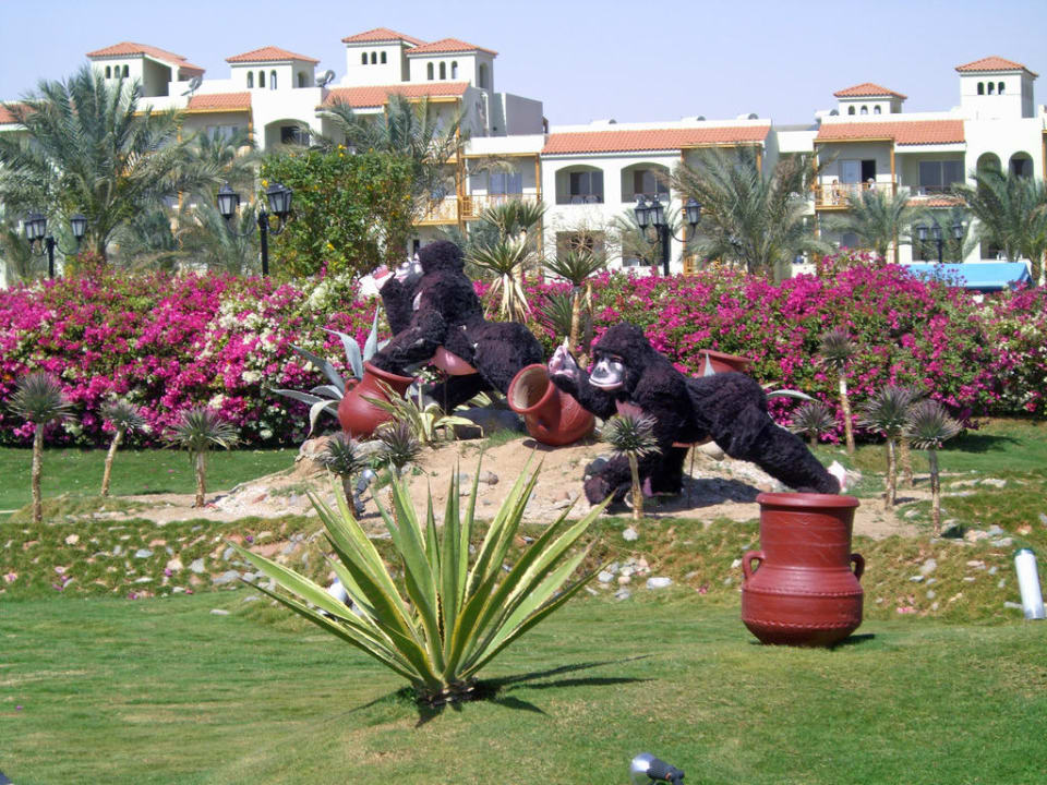 Teil des schönen Gartens Pickalbatros Dana Beach Resort - Hurghada