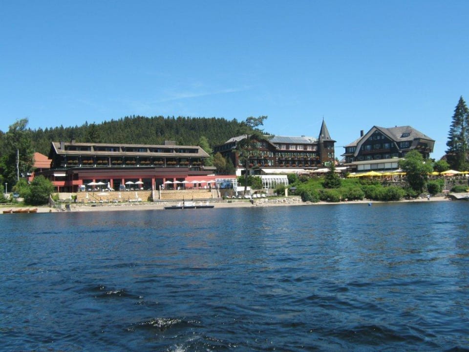 Blick vom Boot Treschers Schwarzwald Hotel