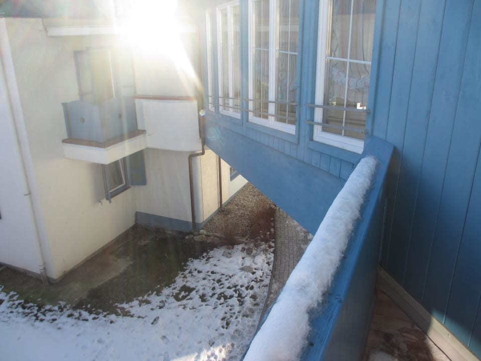 Blick vom Balkon Schlosshotel Lacknerhof