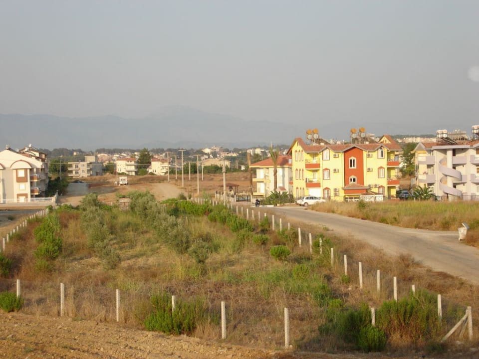 Blick aus Zimmer 1 Kentia Apart Hotel